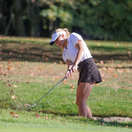 Women's golf swing